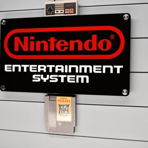 Nes. Sign Jumbo NES Wall Plaque β Retro Gamer Decor, Acrylic Sign - Etsy