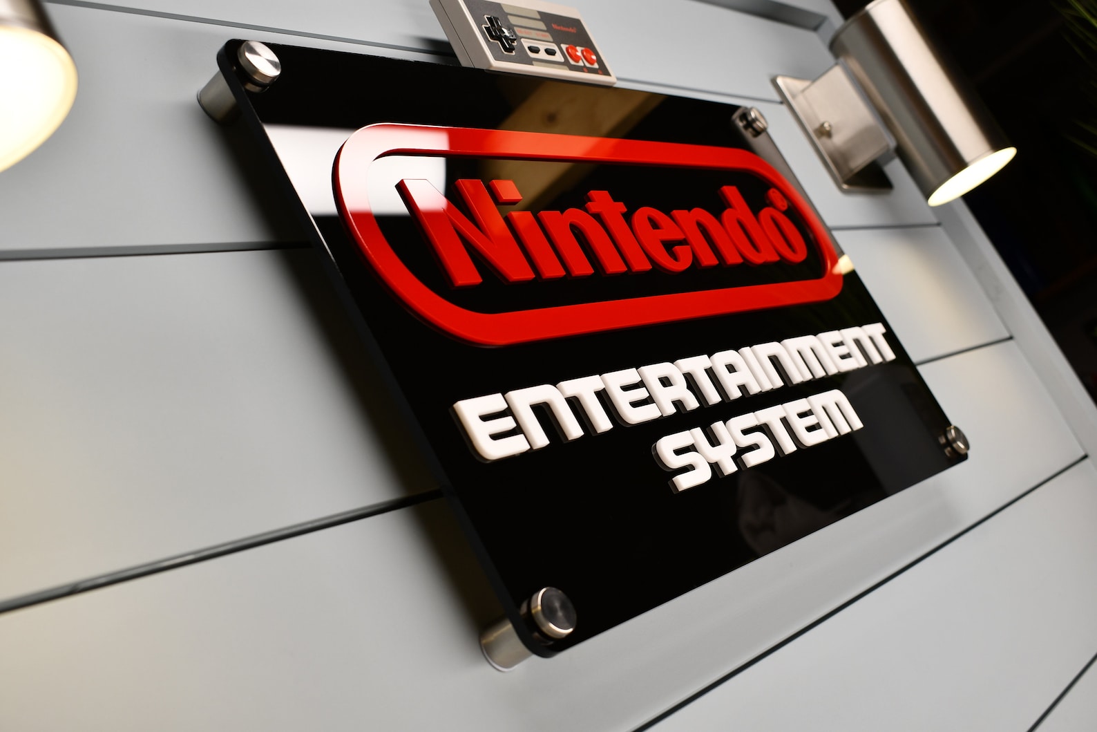 Nes. Sign Jumbo NES Wall Plaque β Retro Gamer Decor, Acrylic Sign - Etsy