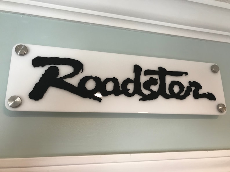Roadster Logo Wall Plaque - Acrylic Mazda Miata/mx-5 Emblem - Etsy