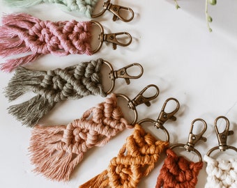 Macrame Keychain Etsy