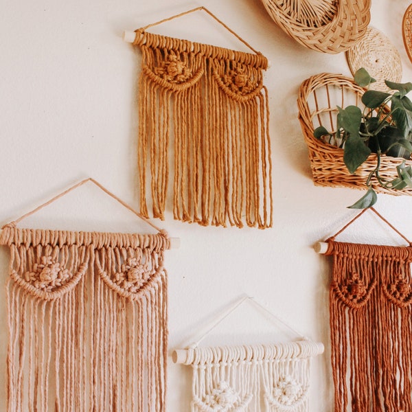 Macramé Boobs - Macramé Feminine Wall Hanging // Boob Wall Art - Femme Art Women Empowerment