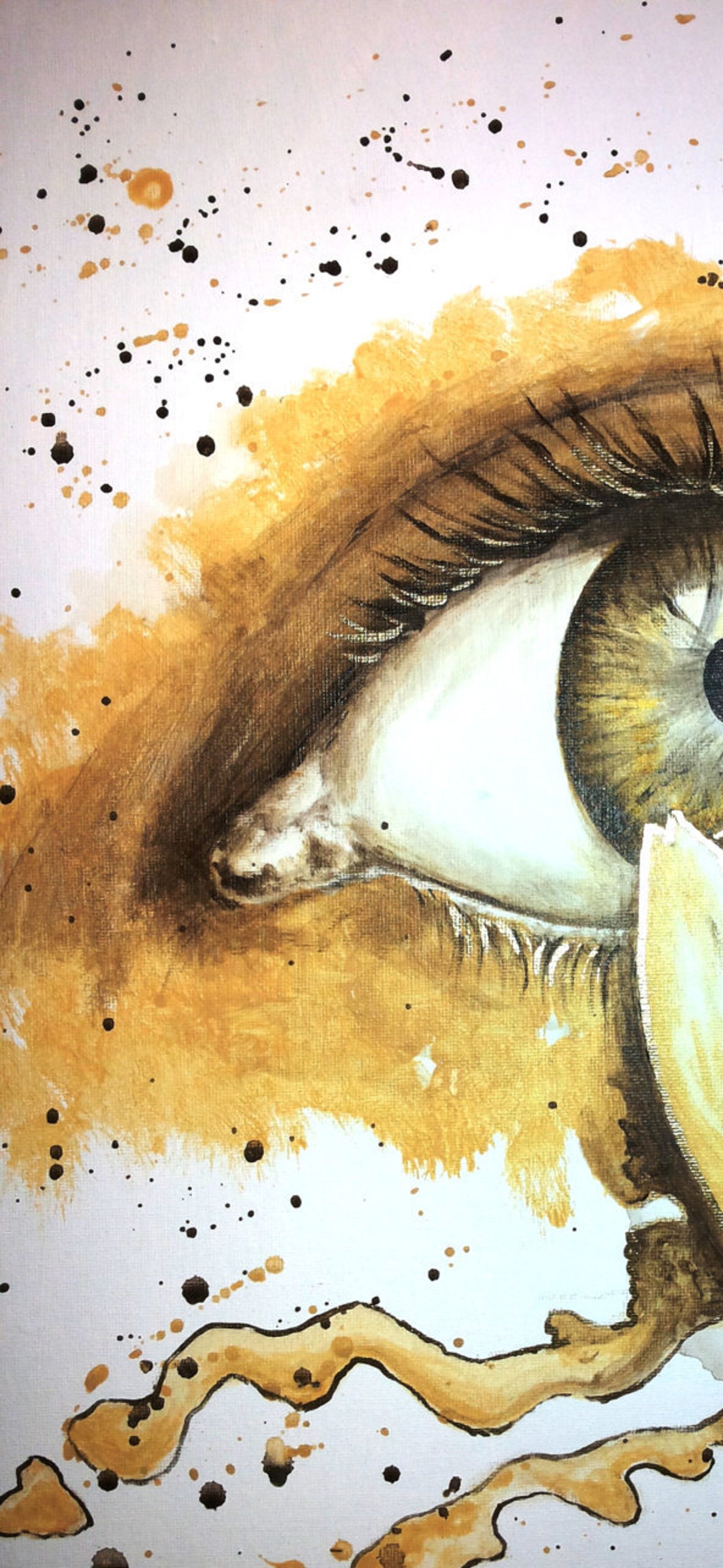 Ei eye Acrylbild Bild Acryl Auge Mensch abstrakt | Etsy