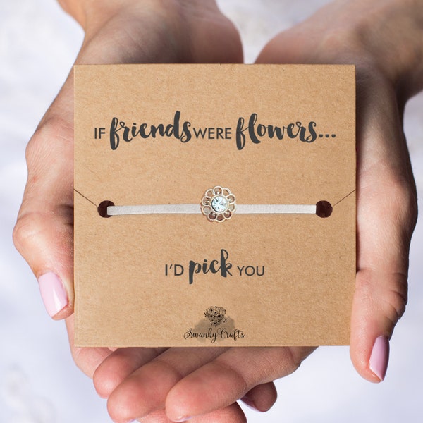 Best Friend Gift, Best Friend Birthday Gift for Her, Bestie Gifts, Friendship Gifts, Best Friend Gifts with Friendship Bracelet & Cute Card