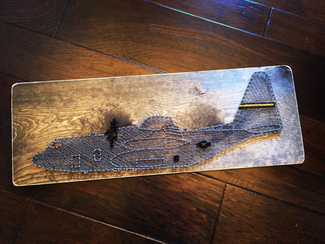 US Air Force Airplane String Art Aviation Military - Etsy