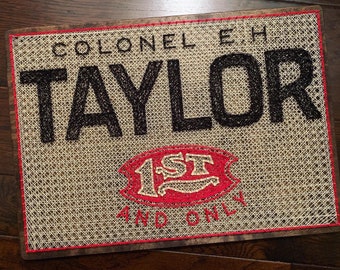 Colonel EH Taylor Bourbon String Art Decor