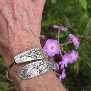 Reviera Revisted Spoon Bracelet* Cuff Bracelets* Spoon Jewelry* Handmade Gift* Silverware Bracelet