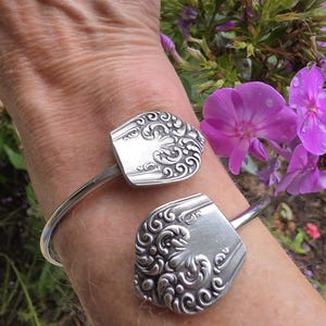 Vintage Spoon Bracelet* Cuff Bracelets* Spoon Jewelry* Handmade Gift* Silverware Bracelet