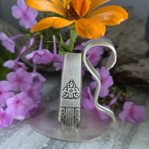 Silverware Bud Vase* Made from VINTAGE silverware* Spoon Vase* Spoon gift idea