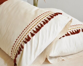 Plaid Madras Colorful Tangerine Orange Teal Summer Print Roostery Pillow Sham 100% Cotton Sateen 30in x 30in Flange Sham Plaid Madras Colorful Tangerine Orange Teal Summer Print Roostery Pillow Sham 100% Cotton Sateen 30in x 30in Flange Sham