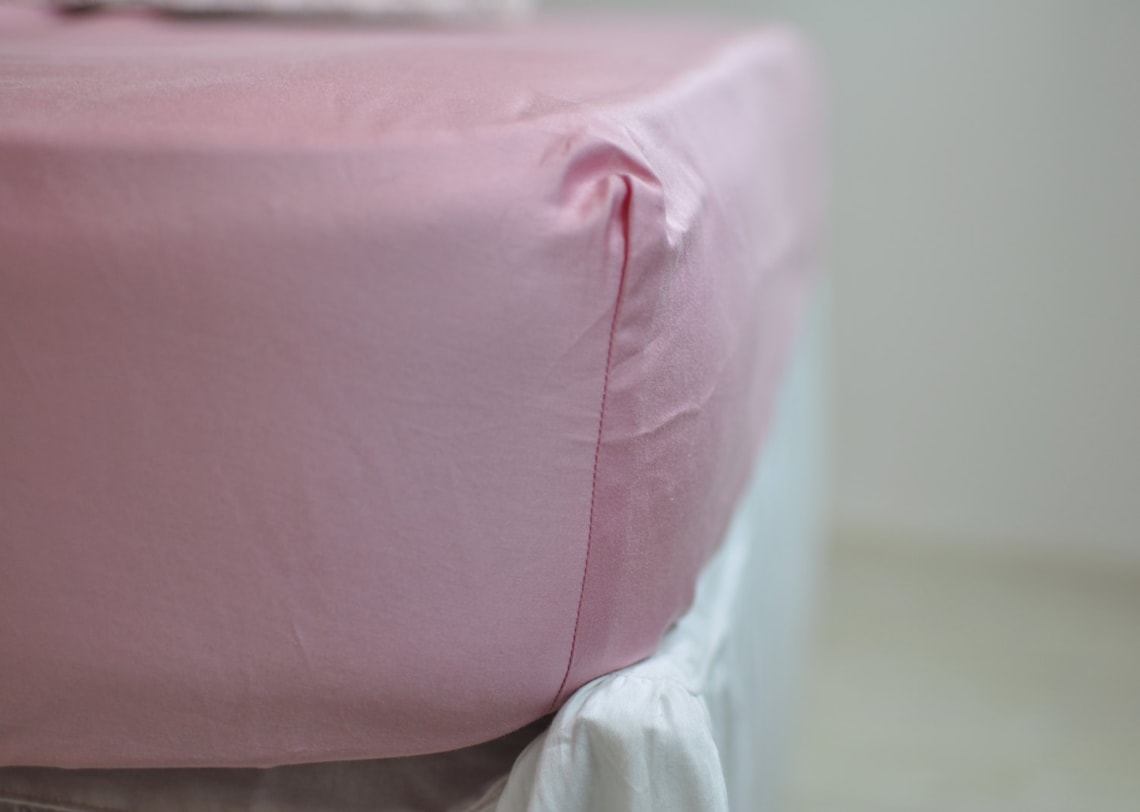 Cotton Sateen Fitted Sheet for Full Queen King Silky Soft Etsy