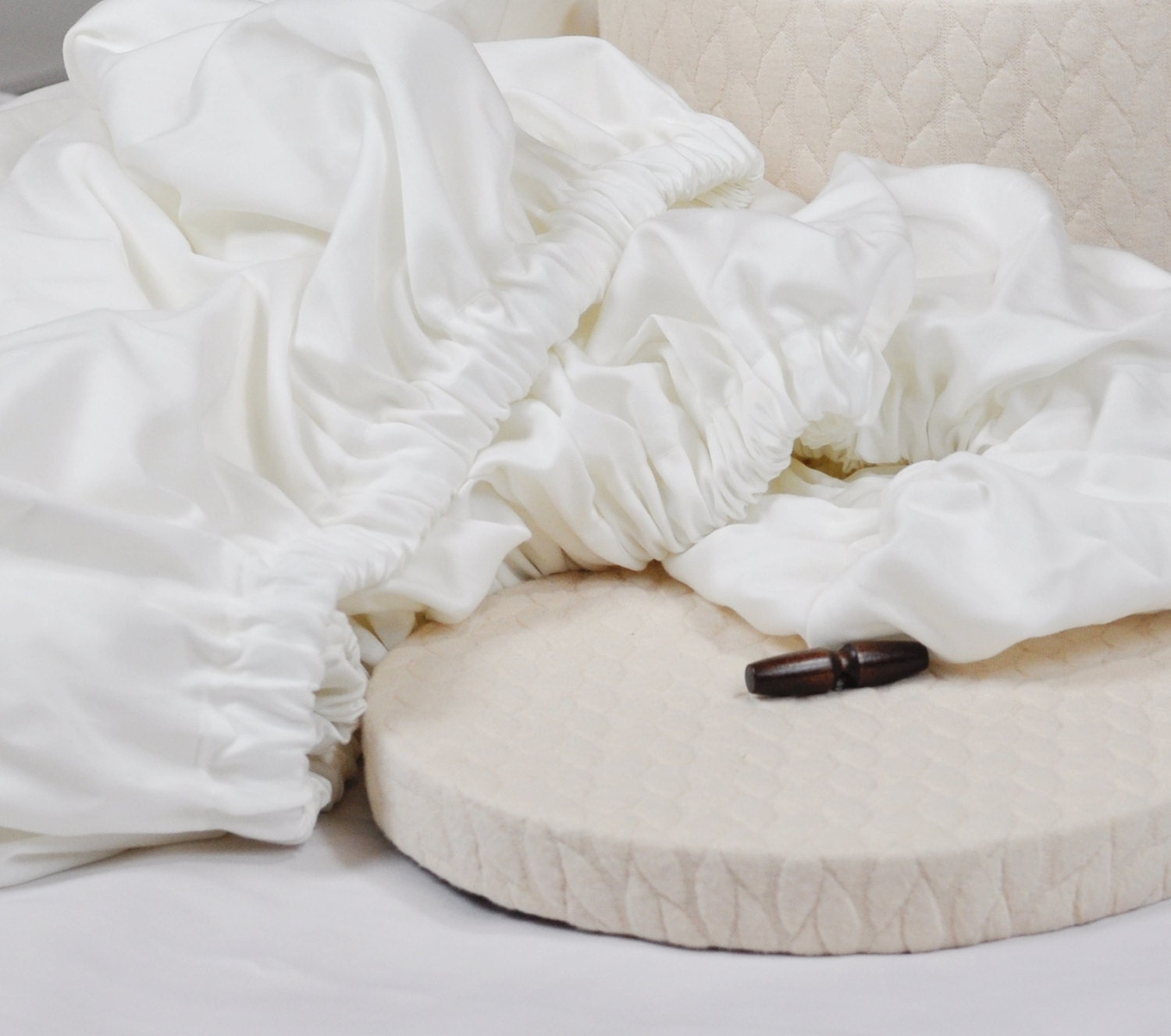 Cotton Sateen Fitted Sheet for Full Queen King Silky Soft Etsy