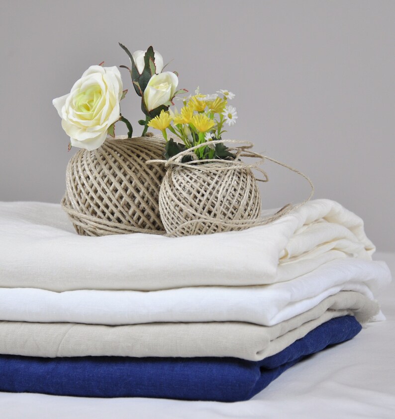 Linen Duvet Cover Set in Full Queen King Size Oatmeal Beige Etsy