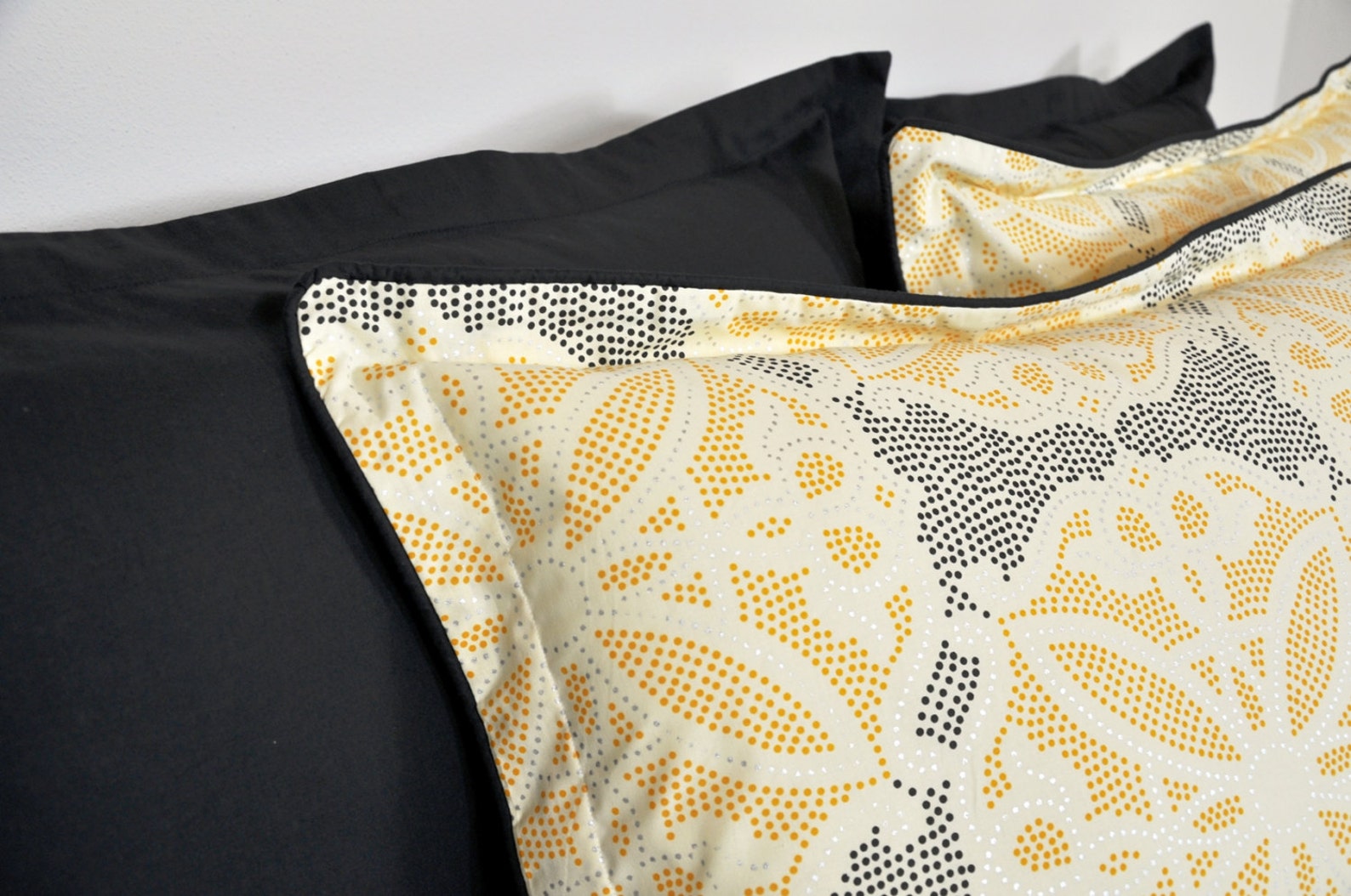 Moroccan Tile Bedding Set in Full Queen King Cal King Black Etsy