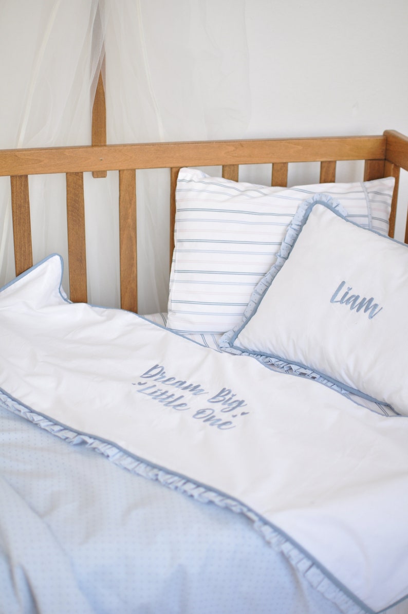 Baby Duvet Cover Personalized Crib Bedding Boys Bedding Etsy