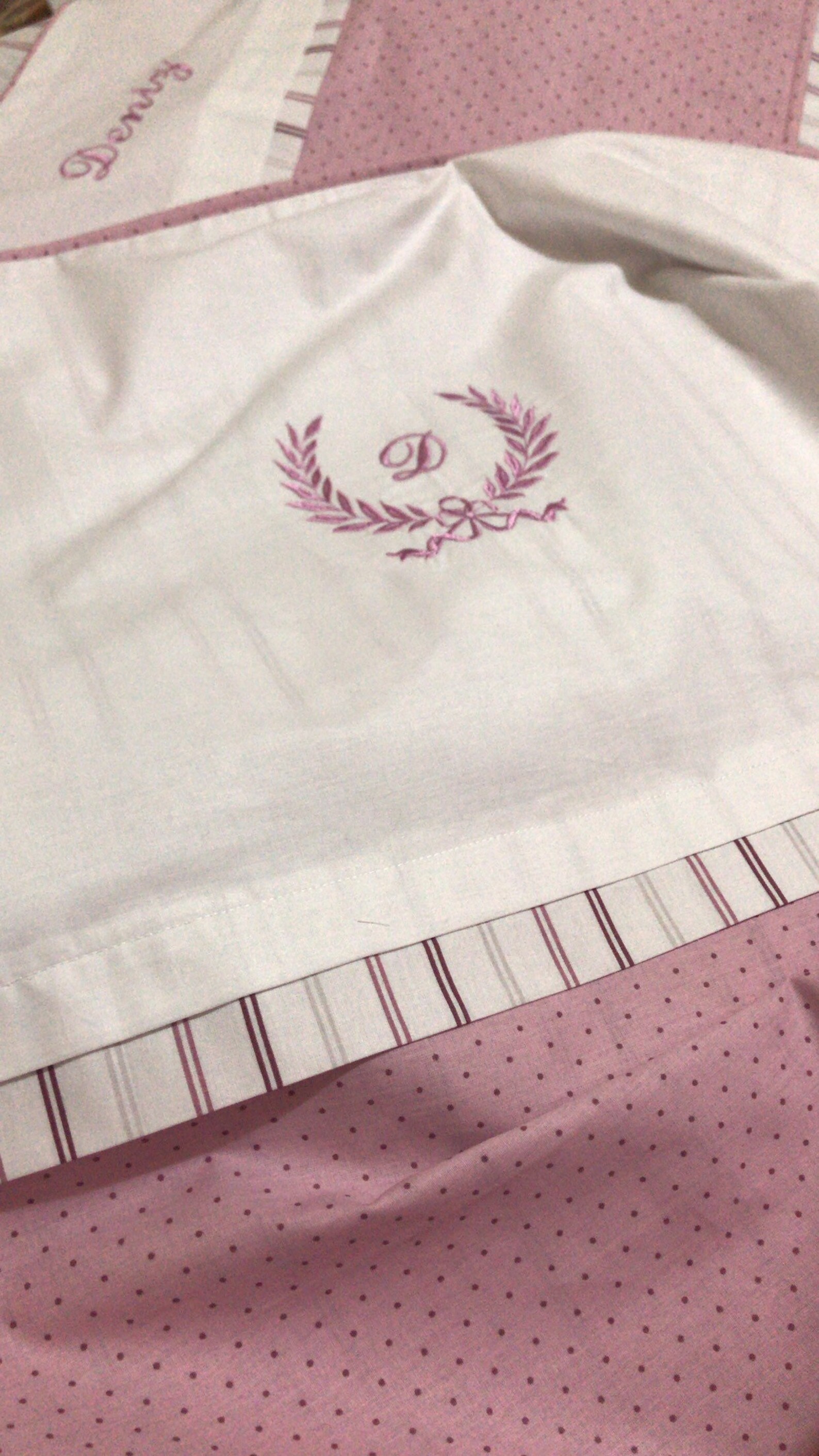 Personalized Baby Bedding Crib Duvet Cover Set Embroidered Etsy