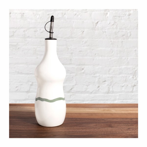 Ceramic Olive Oil Dispenser Etsy