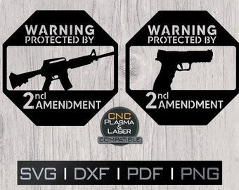 2A SVG PNG eps dxf pdf Second Amendment S100 Gun SVG Pew Pew Piece Be With You cut file