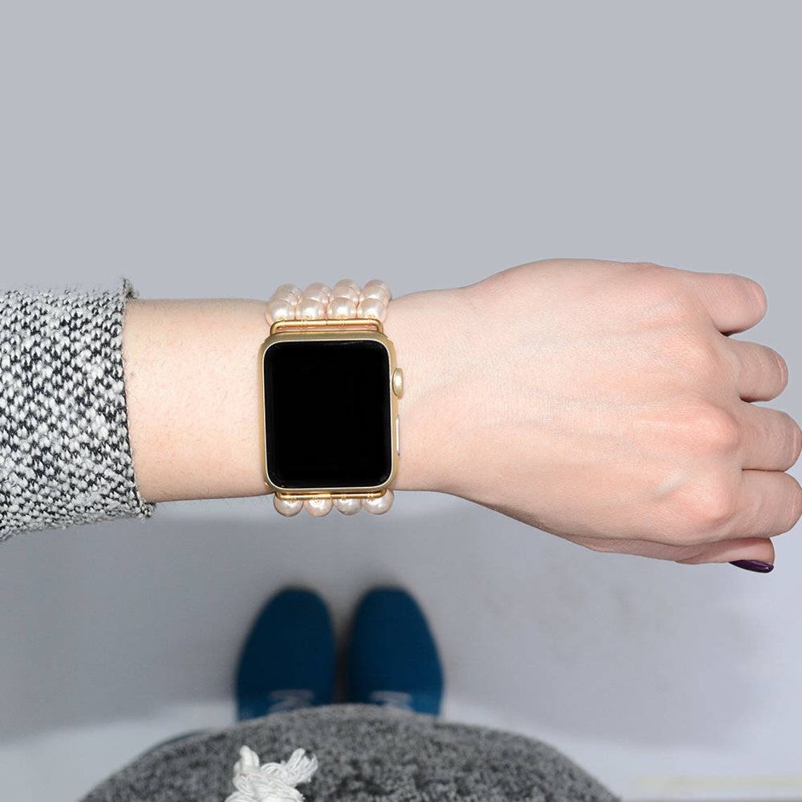Fake Pearl apple watch band 38mm / 42mm // apple watch | Etsy