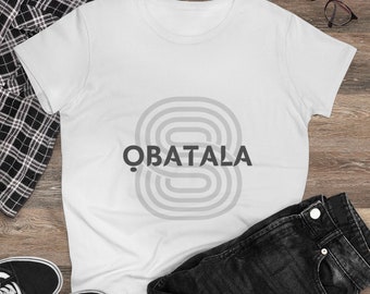 Obatala Orishanla Oxala Orisana 8 Orisha Women's Heavy Cotton Tee