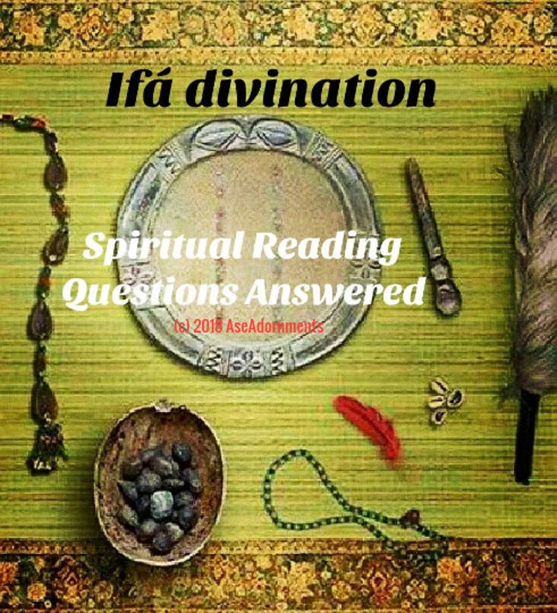 1 divination reading by babalawo or iyanifa Ifá Santería Lukumi, Yoruba, Palo, Voodoo, Hoodoo reading & write up image 2