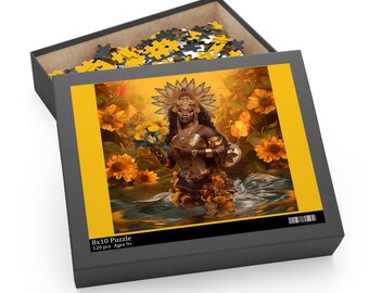 Gold Oshun Ochun Oxum Puzzle (120 OR 252 Piece)