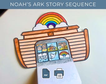 Noah's Ark Story Sequence Craft (PDF)