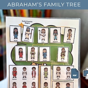 God’s Chosen Family | Preschool Bible Printable | Abraham Lesson Activity