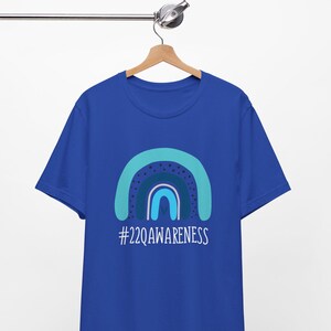 22q Awareness Unisex Jersey Short Sleeve Tee - DiGeorge Syndrome