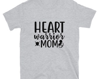 Herz Kriegerin Mom Kurzarm Unisex T-Shirt