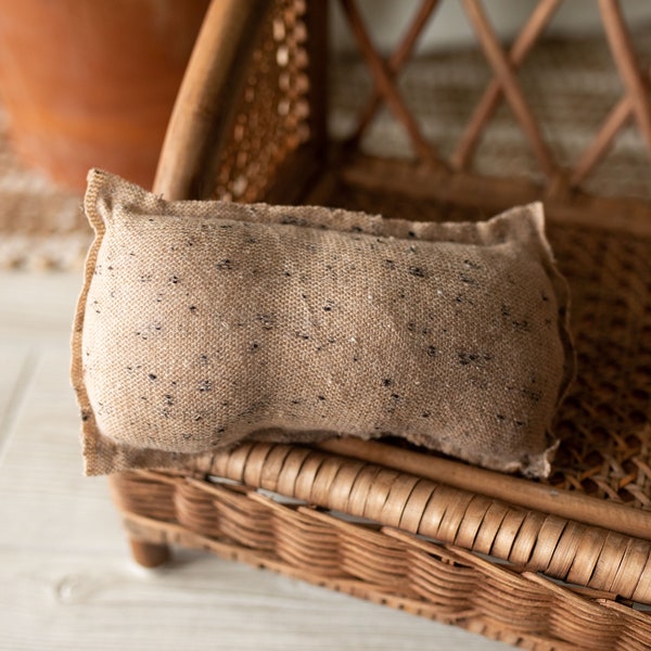 Newborn Photography Tan Speckled Pillow