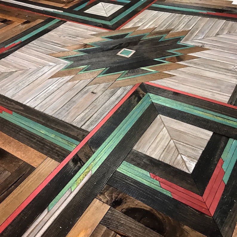 Rustic Aztec Barn Door - Etsy Australia