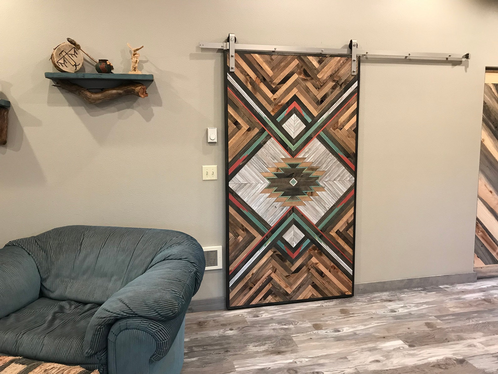 Rustic Aztec Barn Door | Etsy Canada