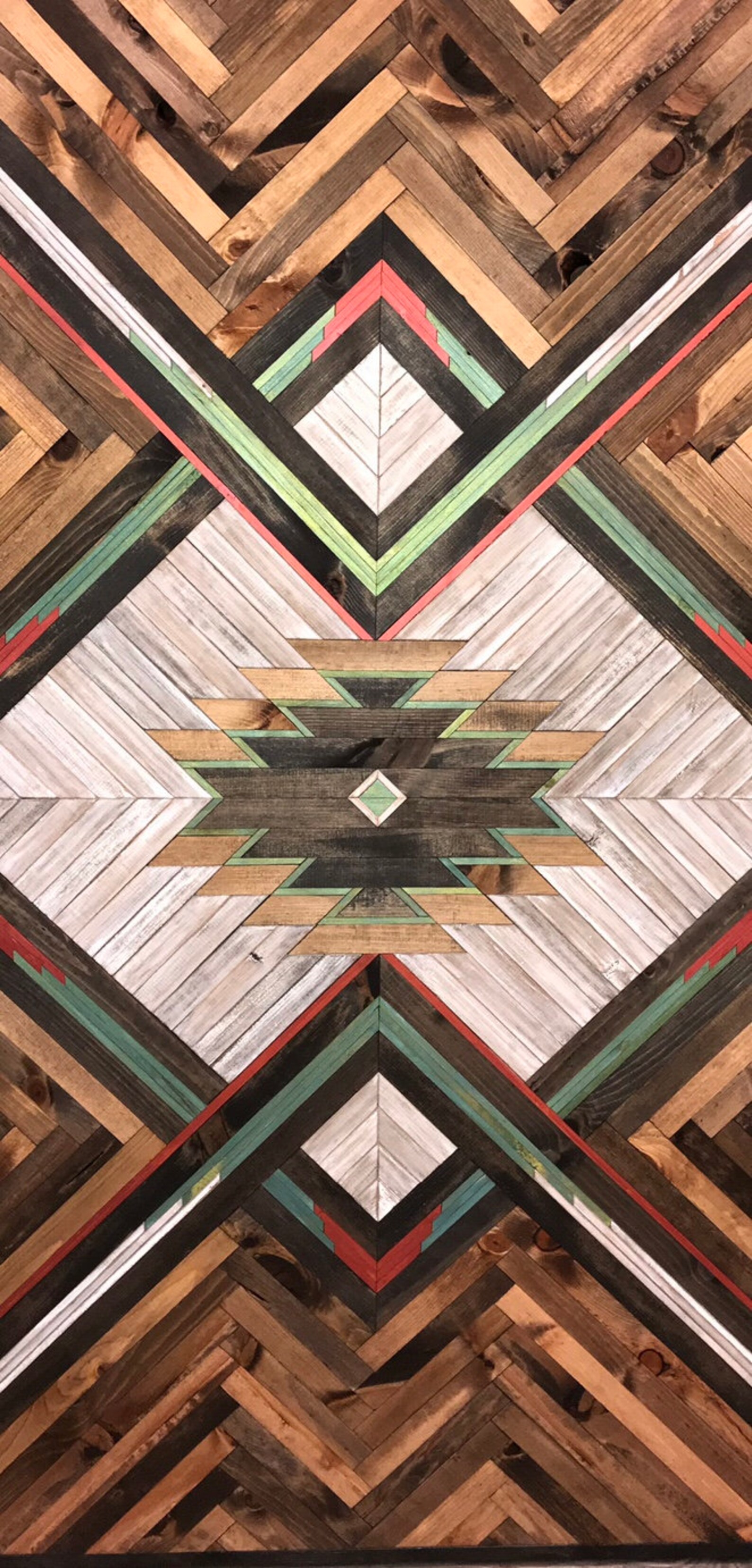 Rustic Aztec Barn Door | Etsy Canada