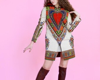 Chaqueta hippie vintage años 60 70