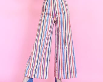 Vintage 70s rainbow deadstock bell bottoms