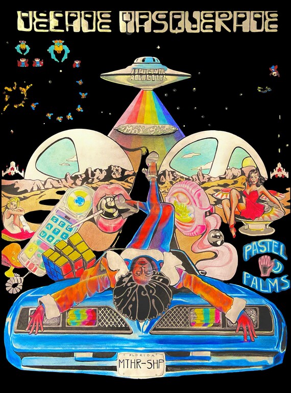 Original Design 60s 70s 80s Decade Art Poster Vintage Design Etsy