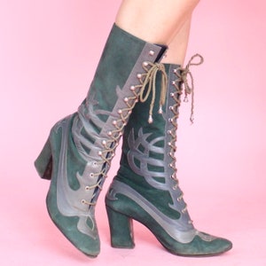 Vintage Jerry edouard lace up gogo boots