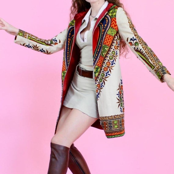 Vintage 60s 70s hippie jacket - image 2