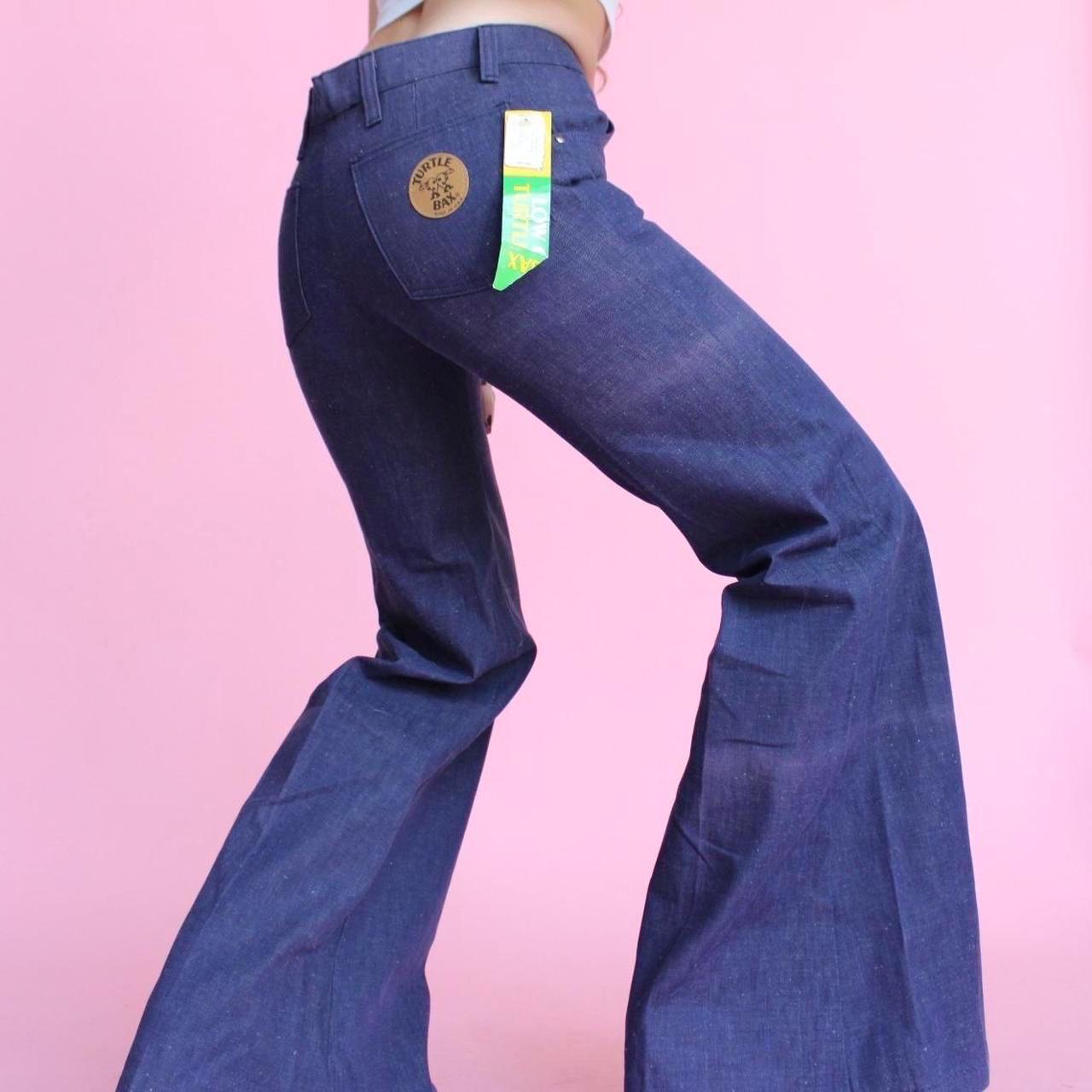 Vintage 70s Bell Bottom Deadstock Jeans - Etsy