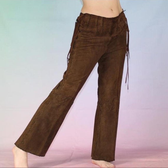 Vintage 90s Jnco Pennant khaki men's wide leg jeans size 32W