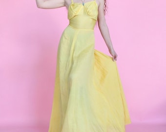 Vintage 40s slip dress