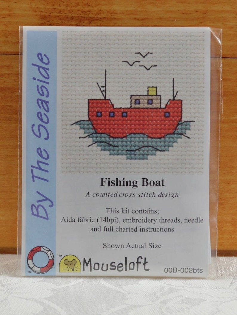 By The Seaside Counted Cross Stitch Kits 8 designs Etsy