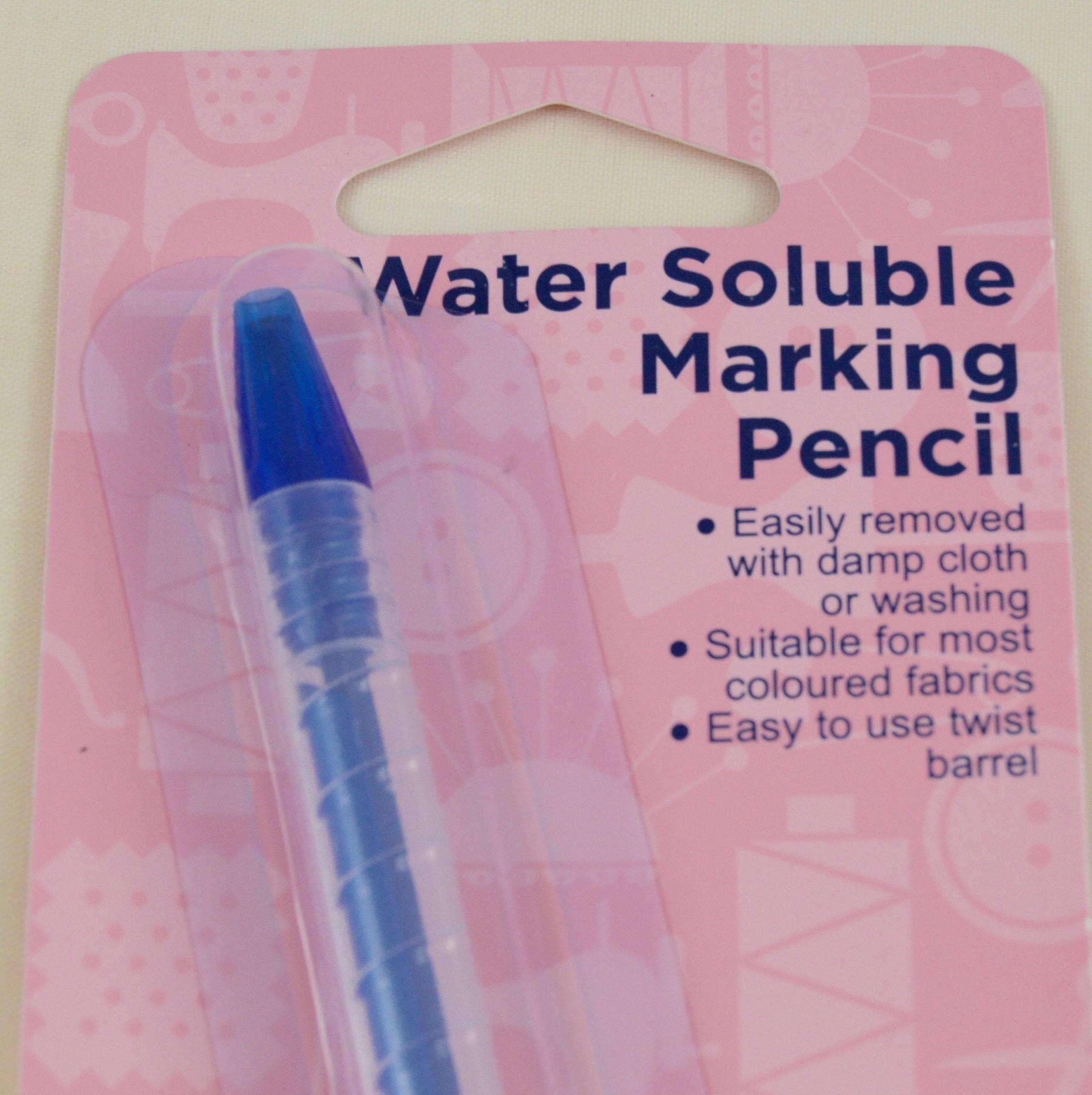 Hemline White wash-out Marquage Stylo Pour foncé Tissus-soluble dans l'eau Hemline White wash-out Marquage Stylo Pour foncé Tissus-soluble dans l'eau