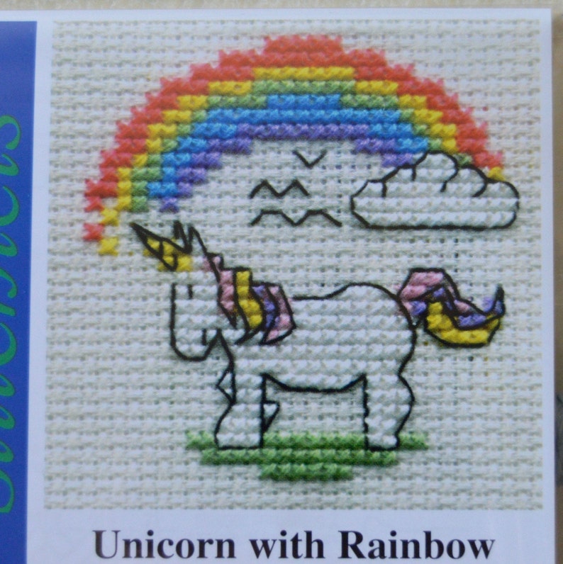 Unicorns Counted Cross Stitch Kits Mouseloft 2 Designs Etsy UK