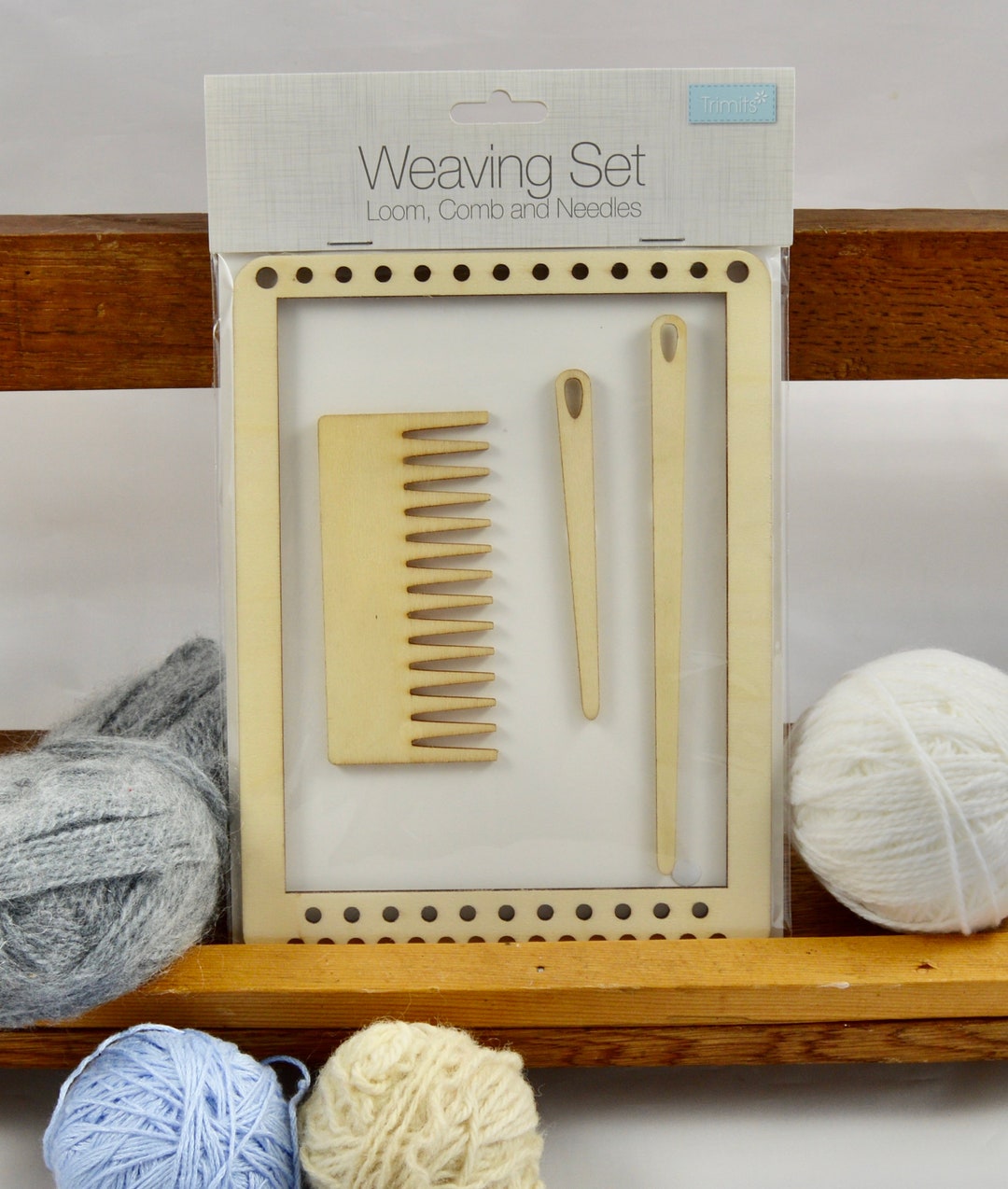 Small Weaving Loom & Accessories Trimits Lap Loom Wall Art Etsy