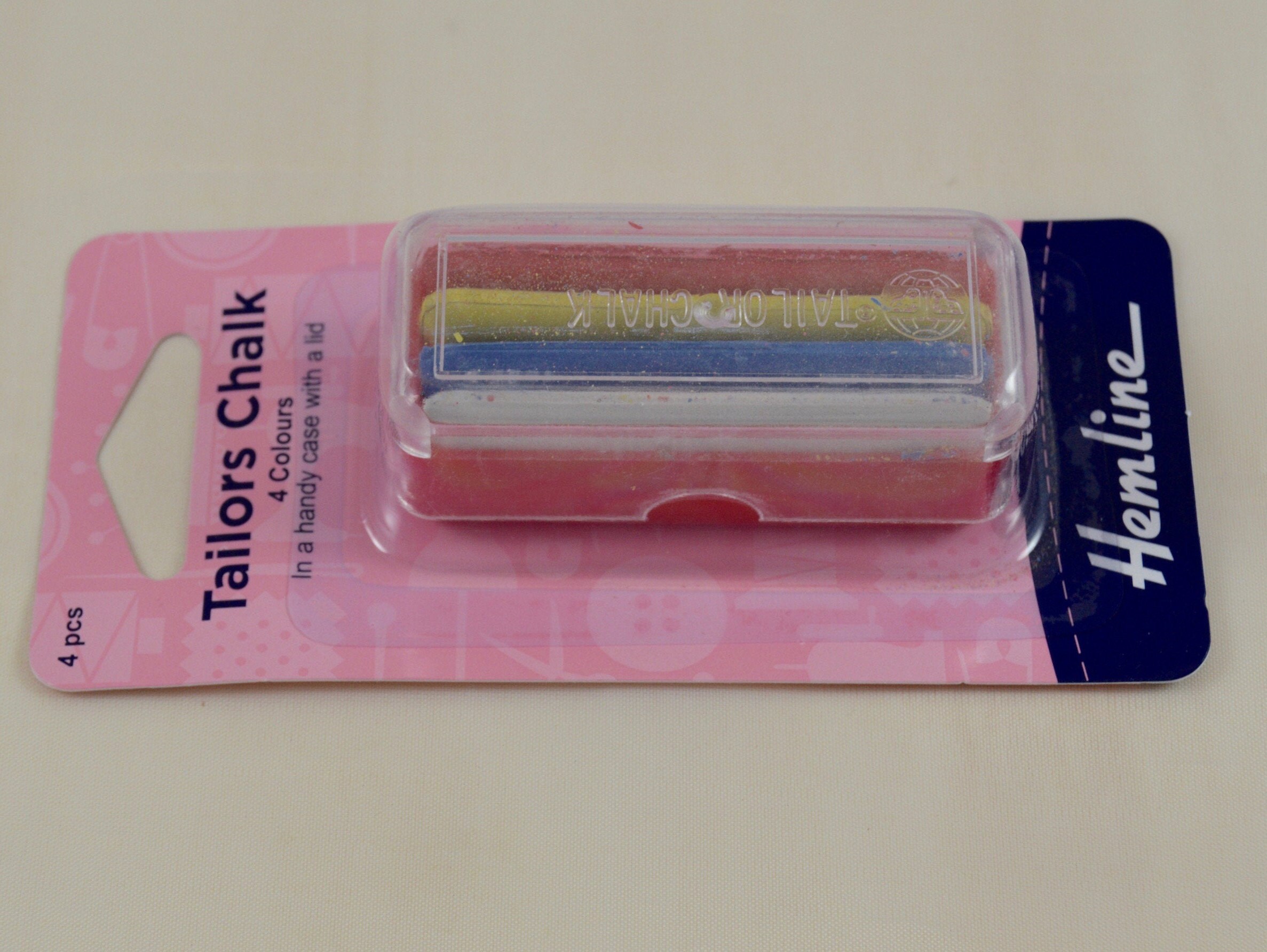 Dritz Tailor's Chalk Pencil with Three Colors of Chalk