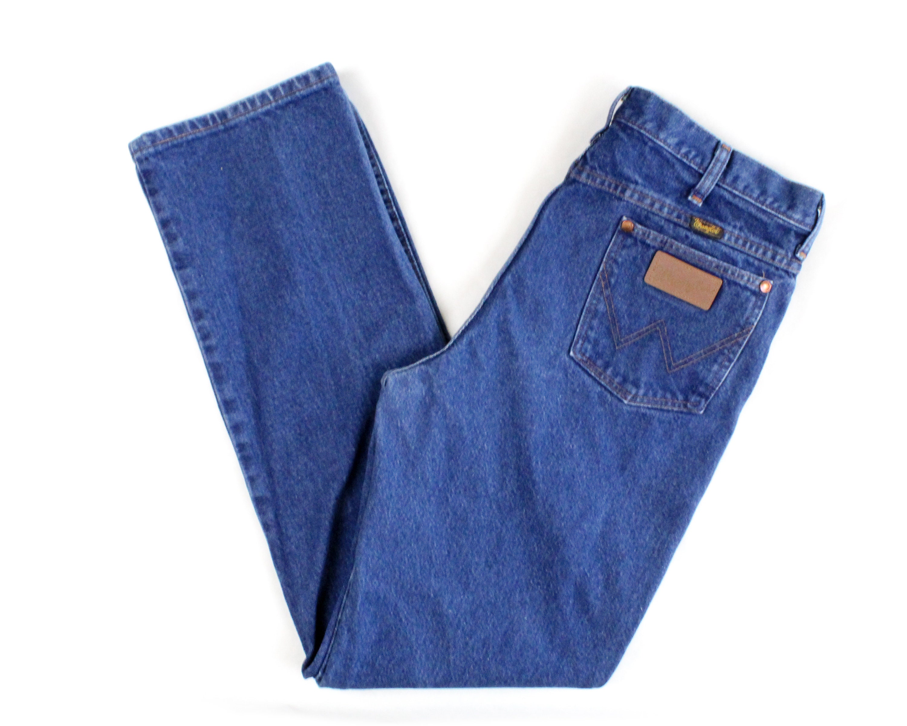 Vintage Men's Wrangler Blue Jeans / 34x32 / Made in USA