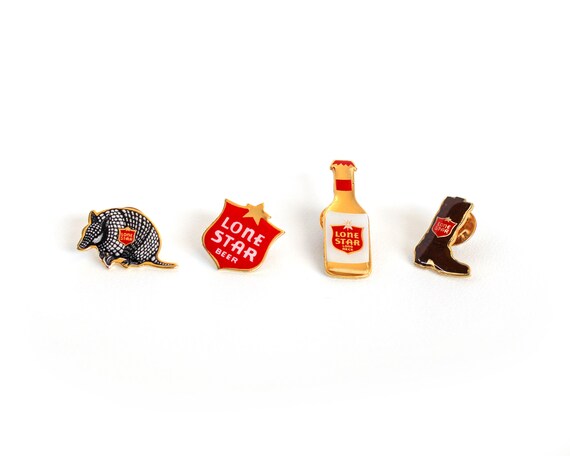 Lone Star Beer Vtg Lapel Hat Pin
