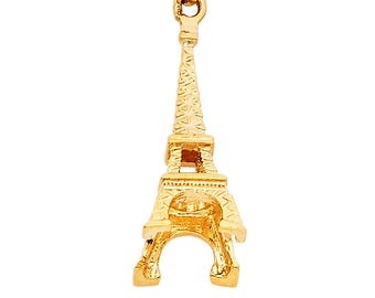 14k gold eiffel tower charm
