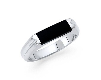 10K Oro Amarillo Sólido anillo de banda de la eternidad 3.6MM Diamante Corte Redondo 0.5 quilates
